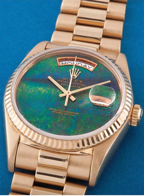 rolex day date opal dial|36mm Rolex dial day date.